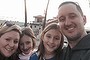 Daniel Gibney with his wife and daughters. 