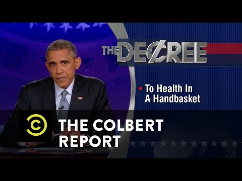 The Colbert Report - President Obama Delivers The Decree