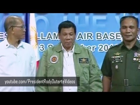 SPEECH: President Rodrigo Duterte talks to the Philippine Air Force September 13 2016