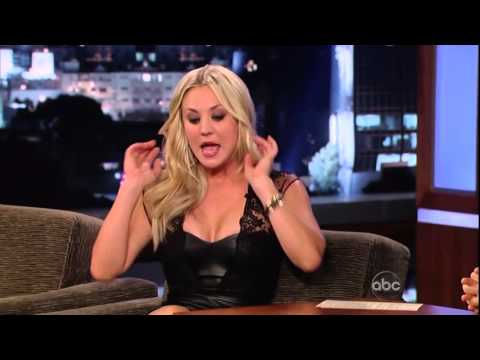 Kaley Cuoco on Jimmy Kimmel Live