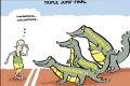 Dyson cartoon; re Turnbull, olympics, new parliament, Age Letters 18 August 2016