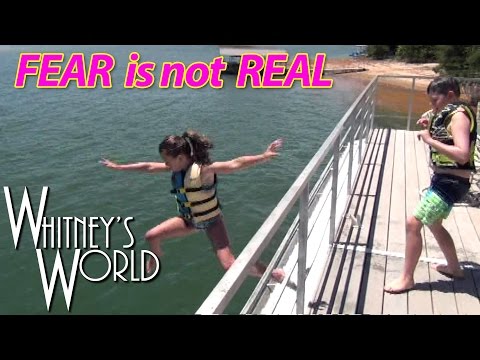 Jumping off the Roof Into the Lake | Whitney and Blakely