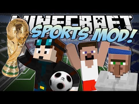 Minecraft | SPORTS MOD! (World Cup Football, Baseball & More!) | Mod Showcase