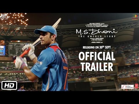 M.S.Dhoni - The Untold Story | Official Trailer | Sushant Singh Rajput | Neeraj Pandey