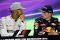 Give him a break: Lewis Hamilton has leapt to the defence of Max Verstappen after controversy over his driving at Spa.