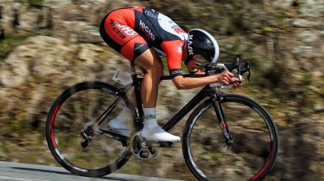 Processed with Snapseed. Rebecca Wiasak takes out the Googong time trial in the first stage of the National Capital Tour.