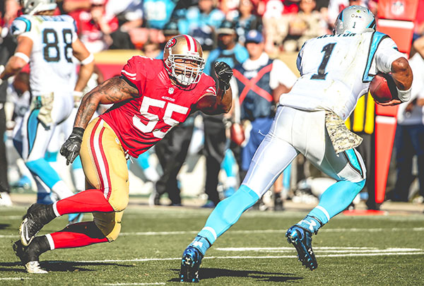 Ahmad Brooks Looks to Replicate Past Success against Cam Newton