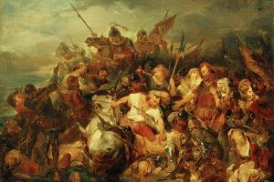 Die „Goldsporenschlacht“ von Courtrai verkörperte den ersten spektakulären Erfolg von bürgerlichen Fußtruppen gegen gepanzerte Reiterei