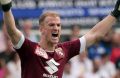 Forgettable start: Torino goalkeeper Joe Hart.