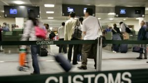 Welcome to Australia? Customs at Melbourne Airport.