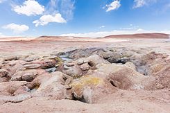 Sol de Mañana (ochtendzon) is een geothermisch veld in de Boliviaanse provincie Sud Lípez.