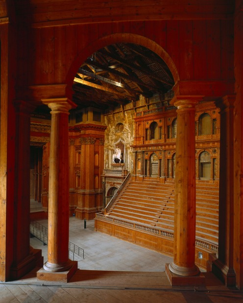 The Farnese theatre is one of the highlights in Parma.