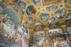 Story of Cupid and Psyche and wedding banquet-feast of the gods, fresco created in 1526-1529, Palazzo Te, Mantua.