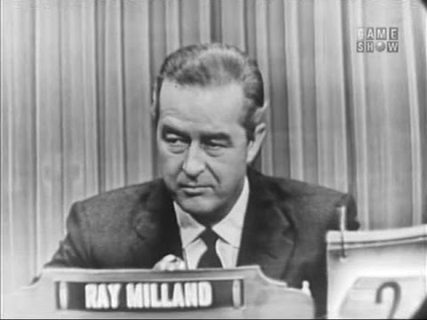 What's My Line? - Ray Milland (Oct 31, 1954)