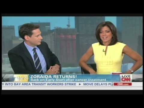 Zoraida Sambolin returns after recovering from breast cancer on "Early Start" (August 5, 2013)