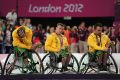 Redemption: Australia's wheelchair basketball team, seen here after losing to Canada in the 2012 gold medal match, beat ...