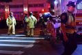 Emergency personnel near an explosion on 23rd Street in New York on Saturday night.