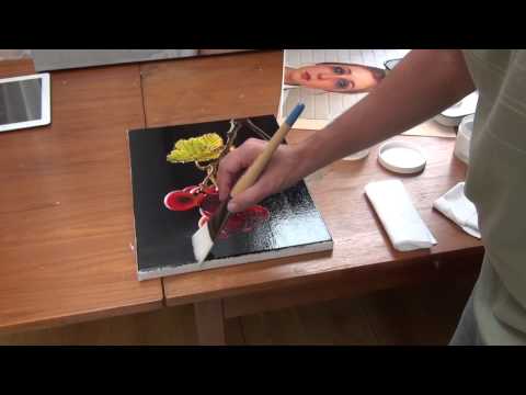 how to varnish a painting