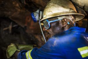 A copper ore miner in Zambia: Antofagasta sees the glut in the red metal lasting for another two years.