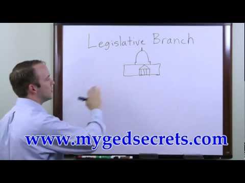 GED Test - The Legislative Branch