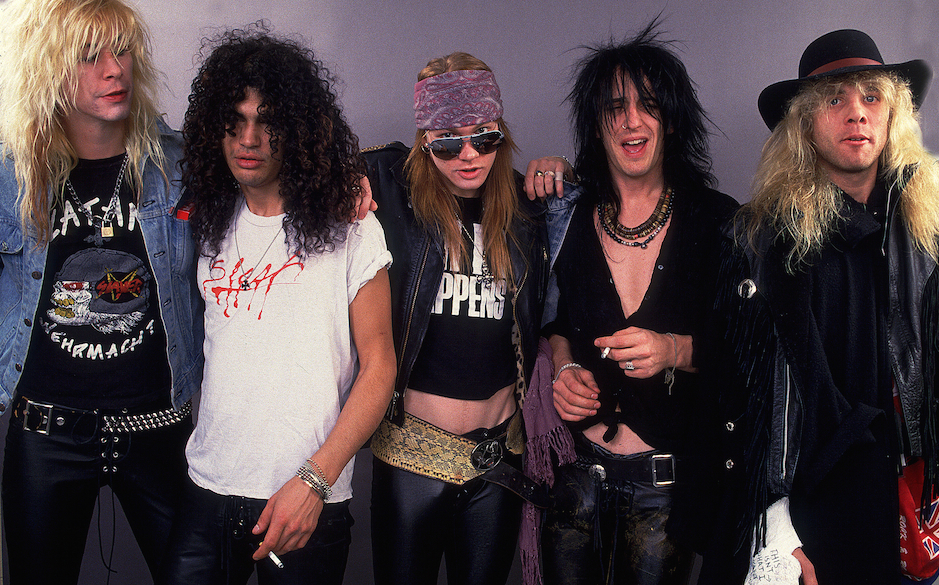 Guns and Roses, Chicago, 19th Devember 1987. (Photo by Paul Natkin/WireImage)