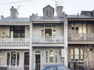 Supplied Neil Whittaker house is up for sale. 579 Riley Street Surry Hills Picture: Bresic Whitney