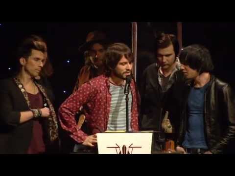 The Cribs Win Outstanding Contribution At The NME Awards 2013