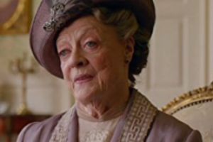 Dame Maggie Smith in Downton Abbey.