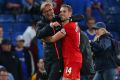 Played like hell: Liverpool coach Juergen Klopp was thrilled with his side's away win over Chelsea.