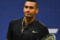 Going for glory: Nick Kyrgios.