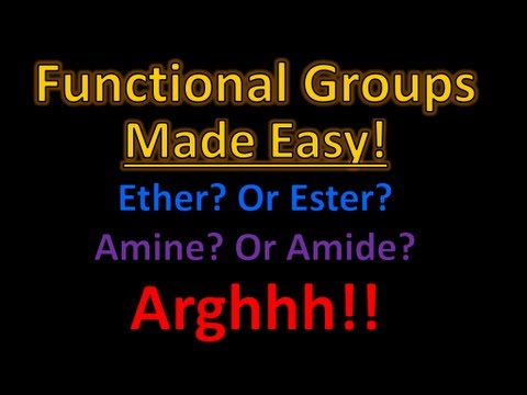 Organic Chemistry Functional Groups Made Easy and Memorizable!