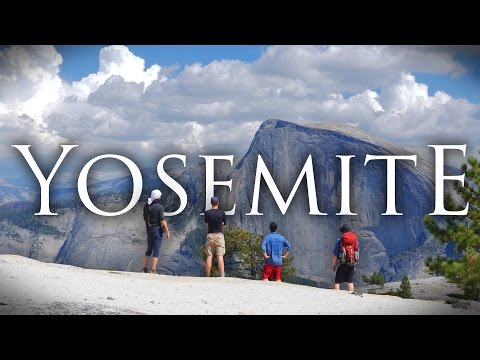 Yosemite National Park in 4K | Bushcraft Backpacking, Hiking, and Camping at North Dome/Upper Falls