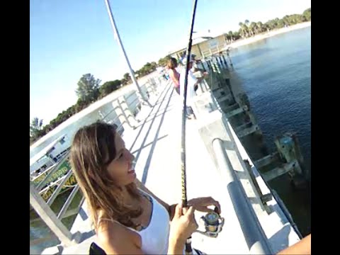 Fort Desoto Florida Park Fishing Pier - (Tampa Bay & St. Petersburg, Florida) GoPro