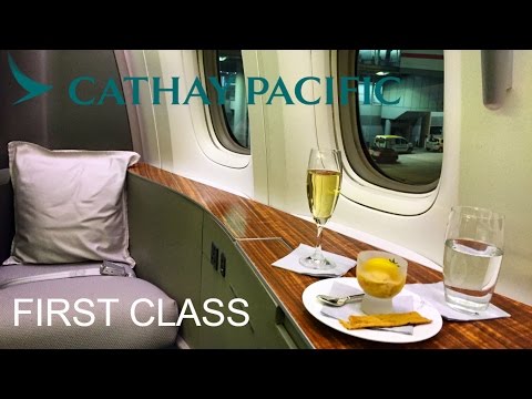 Cathay Pacific First Class Hong Kong to Paris Boeing 777-300ER Review