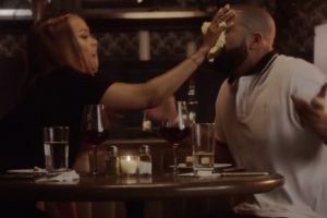 Drake sings about fighting with a woman at The Cheescake Factory in the lyrics.