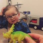 An Adorable Two Year-Old Scottish Boy Politely Identifies Dinosaur Toys With His Mother