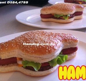 The Hamdog - a hamburger and hotdog mashup.?