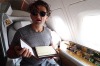 Vlogger Casey Neistat discovers the joy of flying first class on Emirates.