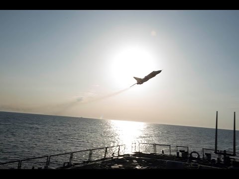 Compilation of Russian jets passing near the USS Donald Cook