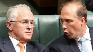 Prime Minister Malcolm Turnbull and Immigration Minister Peter Dutton.