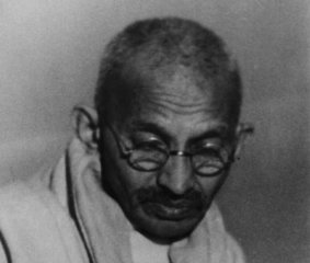 File - Mohandas (Mahatma) K. Gandhi, in the 1920s. Gandhi led India to independence and inspired movements for civil rights and freedom across the world.