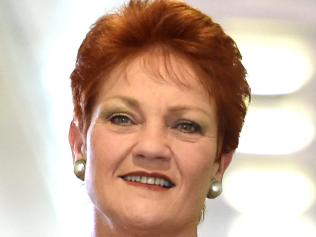 Pauline Hanson's One Nation leader Senator Pauline Hanson arrives at a press conference at Parliament House in Canberra, Thursday, Sept. 15, 2016. Pauline Hanson has been labelled a "one-trick pony" as federal MPs react to the One Nation leader's explosive first speech to the Senate in which she warned Australia is being swamped by Muslims. (AAP Image/Mick Tsikas) NO ARCHIVING