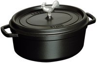 Staub   Cast Iron Coq au Vin Cocotte - Matte Black - 5....