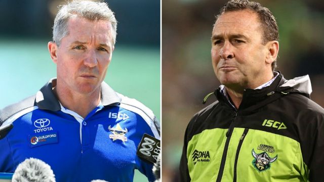 Getting ahead of themselves? Paul Green and Ricky Stuart have done plenty of talking this week.