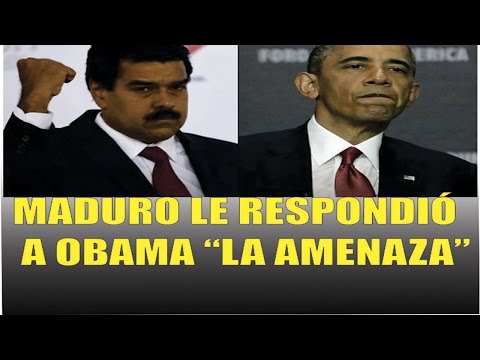 Nicolas Maduro le Respondió a Barack Obama la "Amenaza". Venezuela vs EEUU (Alocución Completa)