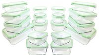 Kinetic GoGreen Glassworks  Oven Safe Glass Food Container & Lid Set - 36 pc