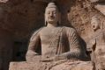 Massive luxurious passage built for Yungang Grottoes, one of the nation's most famous ancient rock-cut Buddhist sculpures.