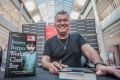 Rock legend Jimmy Barnes spent time in the Canberra Centre to sign copies of his autobiography "Working Class Boy". 