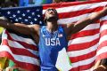 Happy day: AUGUST 16:  Will Claye celebrates after winning silver.