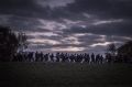 Migrants in Slovenia head towards a registration camp, with reports predicting the number of displaced people globally ...